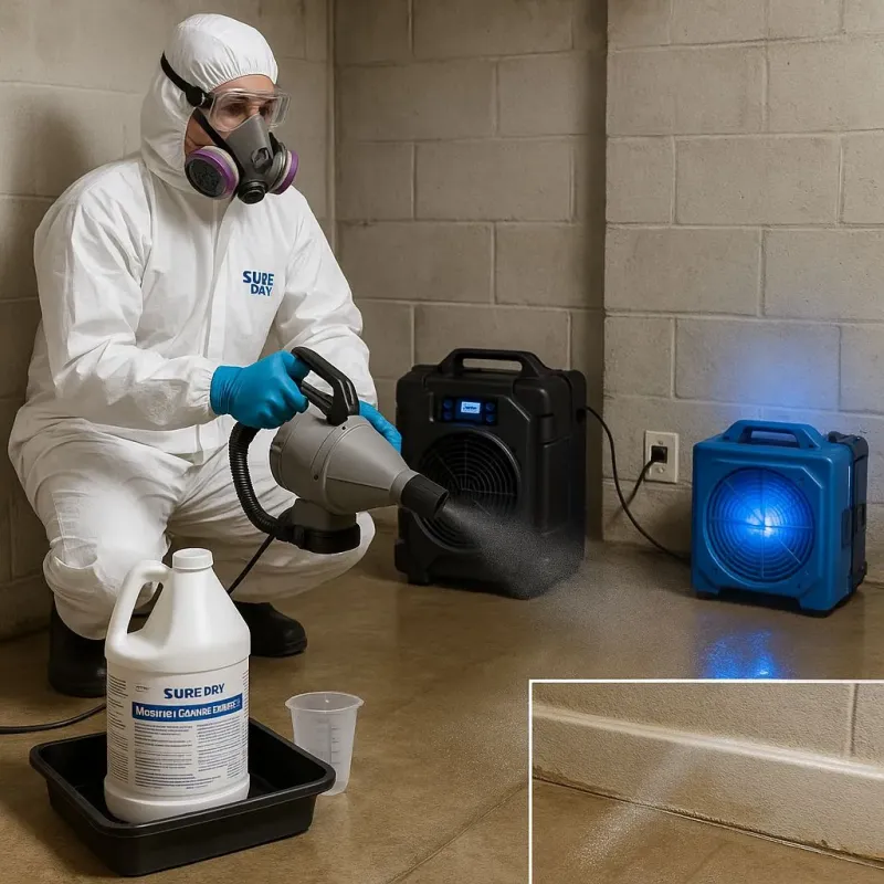 Sanitization and Odor Removal process in Castine, ME